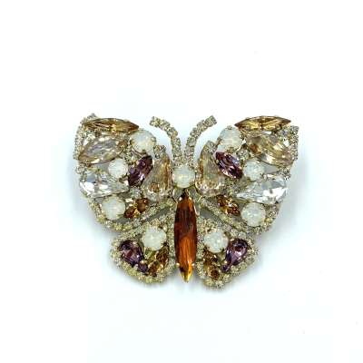 Spilla Butterfly multicolor vintage