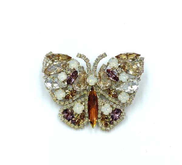 Spilla Butterfly multicolor vintage