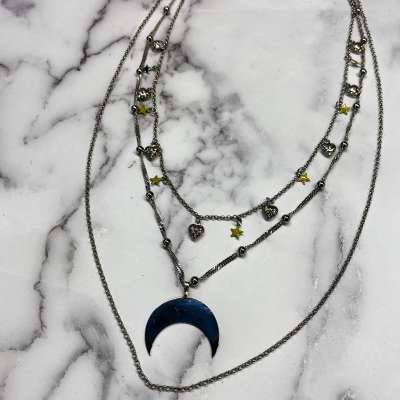 Collana Moon and Stars